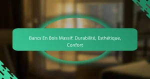 Bancs En Bois Massif: Durabilité, Esthétique, Confort